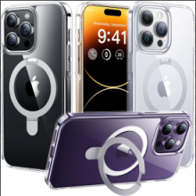 DEVIA iPhone16系列 清透系列支架防摔磁吸保护壳