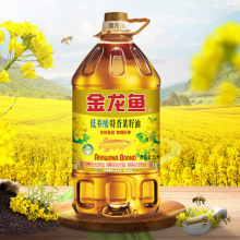 金龙鱼 食用油 低芥酸 非转基因 物理压榨 纯香低芥酸菜籽油5L(新老包装随机发货)