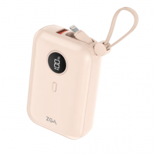ZGA DY13 10000mAh 自带线 迷你快充移动电源