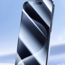 摩可裸膜iPhone 15系列 2.5D丝印全屏高清钢化玻璃膜