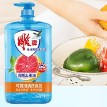雕牌洗洁精1kg 双倍去油污 食品果蔬餐具洗涤剂不伤手无残留